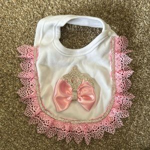 Baby girl bib
